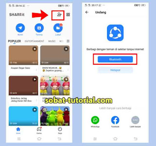 Cara Mengirim SHAREit Lewat Bluetooth Tanpa Aplikasi