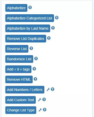 alphabetize in Wordcounter.net