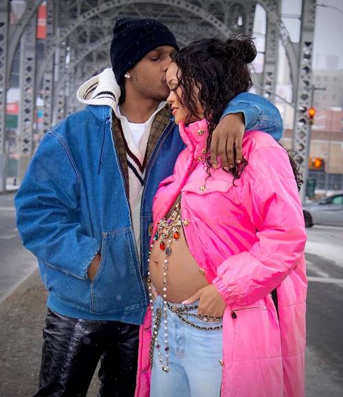 Kehamilan Rihanna dengan sang pacar A$AP Rocky