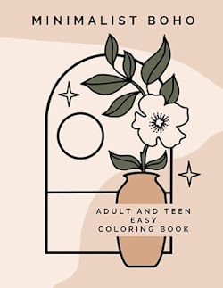 Book Launch: Minimalist Boho Coloring Book for Adults and Teens