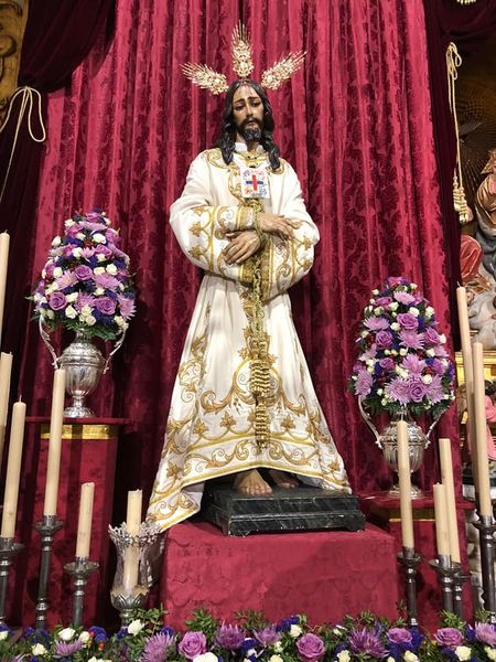Horario e Itinerario Salida Extraordinaria de Jesús Cautivo por su 75 aniversario. Martos (Jaén) 23 de Octubre del 2021