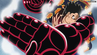 ワンピースアニメ ドレスローザ編 733話 ルフィ ギア4 バウンドマン かっこいい Luffy Gear 4 Bound man | ONE PIECE Episode 733