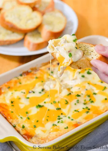 Appetizer and Cocoktail Recipe Photo of Hot Cheesy Bacon Dip