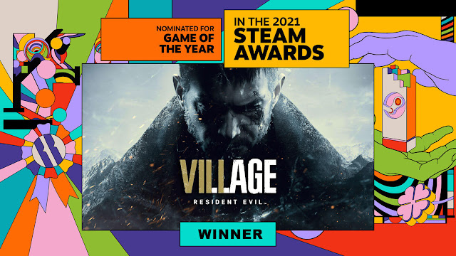 resident evil village game of the year goty pc gaming steam awards 2021 capcom