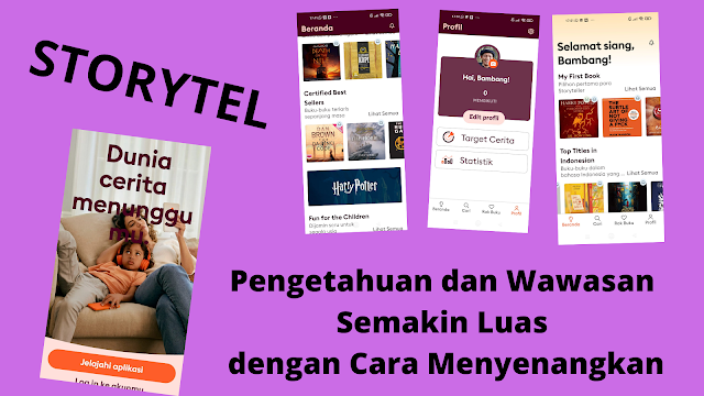 Storytel menikmati buku dengan storytelling