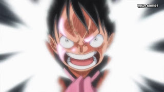 ワンピースアニメ WCI編 851話 ルフィ かっこいい Monkey D. Luffy  | ONE PIECE ホールケーキアイランド編