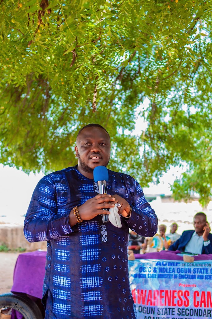 ACMF Partners With OGIC/NDLEA To Combat Drug Abuse In Ogun Secondary Schools 