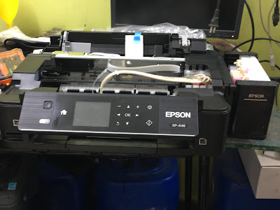 Instalación de sistema de tinta en impresoras Epson.