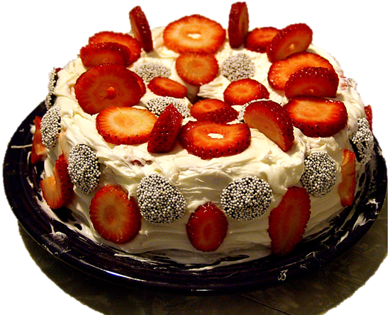 Christmas Special Recipes; Strawberry Cake||
