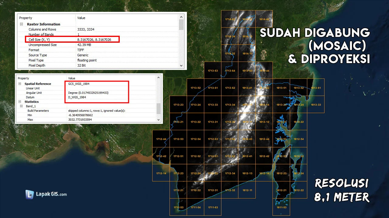 DEM Nasional (DEMNAS) Provinsi Kalimantan Selatan Terbaru