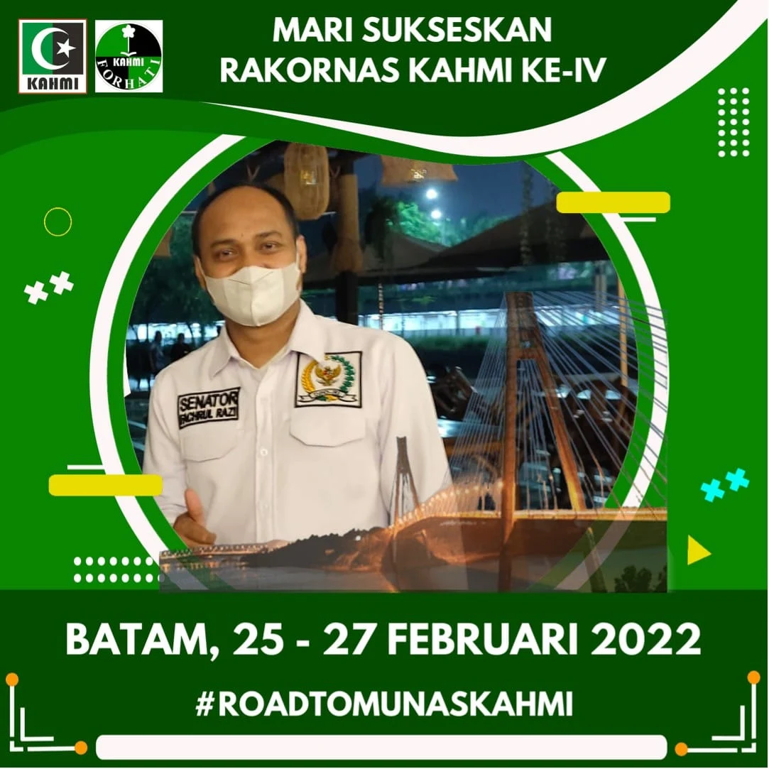 Koordinator Presidieum MN KAHMI Percayakan Fachrul Razi sebagai Ketua Streering Commiitee Rakornas KAHMI di Batam