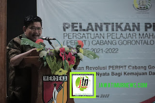 40 Orang Pengurus Perpit Cabang Gorontalo Periode 2021 - 2022 Resmi Dilantik 