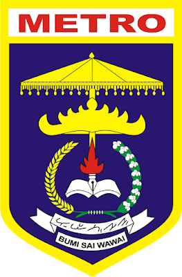 Logo / Lambang Kota Metro - Latar (Background) Putih & Transparent (PNG)