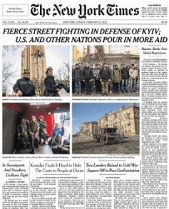The New York Times 27 February 2022