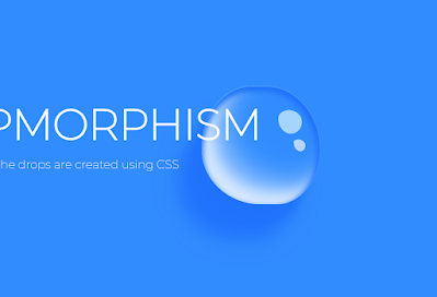 HTML CSS Dropmorphism UI Design Code