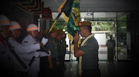 Mayjen TNI Putranto Gatot SH SSos MM Terima Tongkat Komandan Pussenarmed