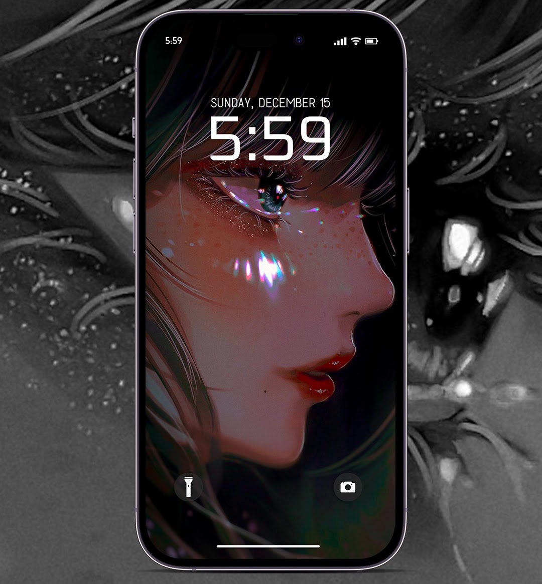 Anime Girl Phone Wallpaper - HeroWall Backgrounds