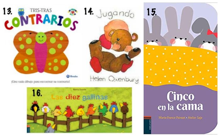 seleccion libros infantiles para bebés de 0 a 2 años edad