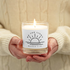 Store Item:  Soy Candle in a Jar - Be the Light, Matthew 5:14