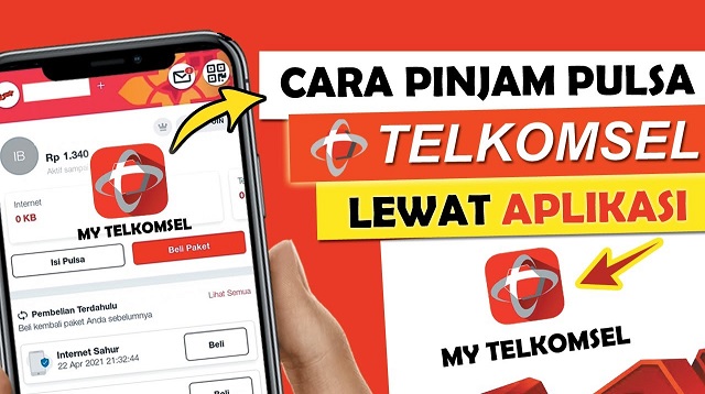 Cara Pinjam Pulsa 100 RB Telkomsel