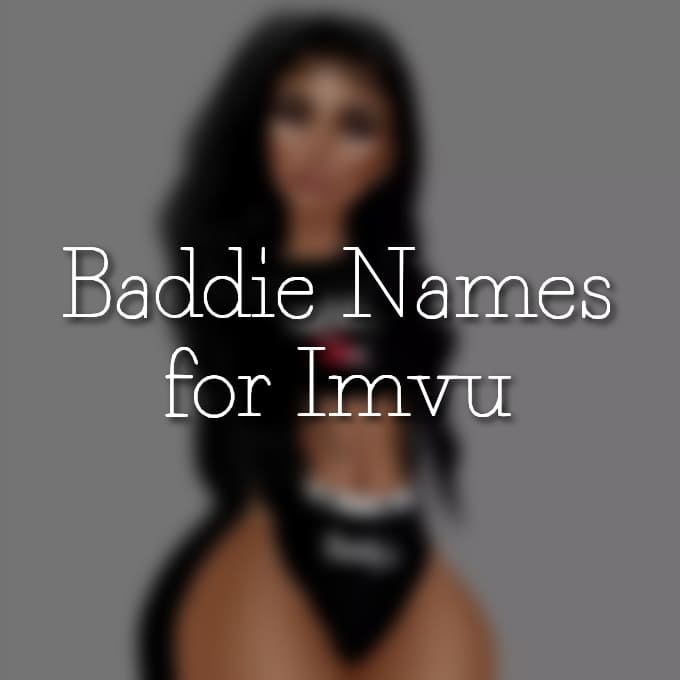 buddie names for imvu