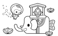 Octonaut coloring page