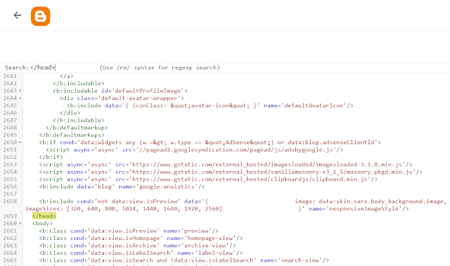 My code before the Global Site Tag is added