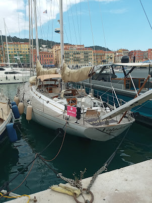 A view of Lympia Harbour of Nice.