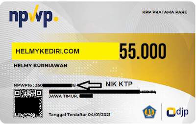 npwp format baru