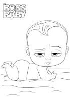 Boss Baby coloring page