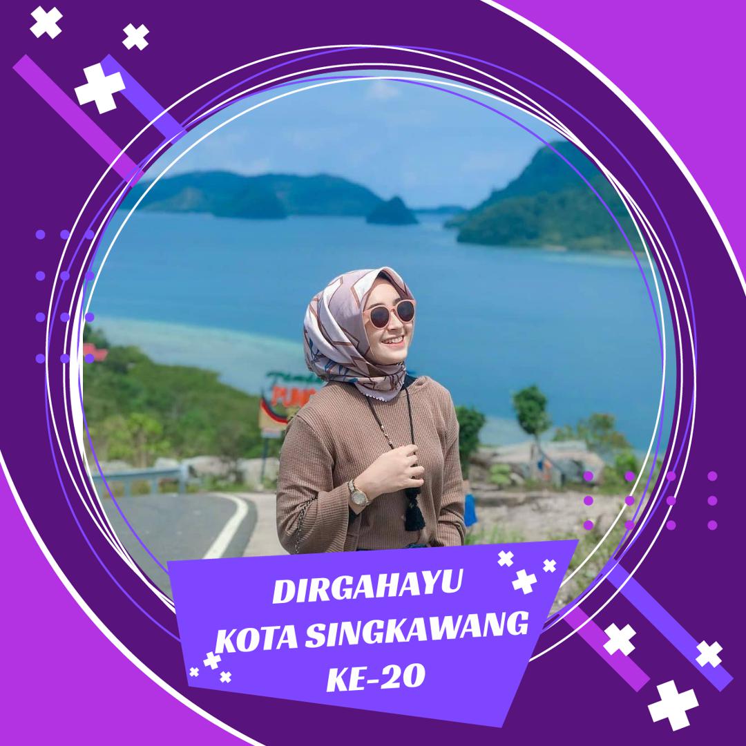 Twibbon HUT Kota Singkawang Ke-20 17 Oktober 2021