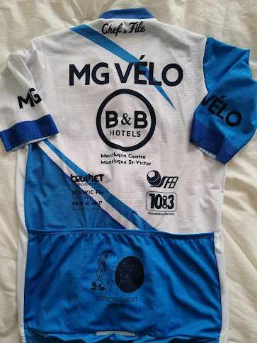 Votre tenue aux couleurs du club cycliste de MGVELO