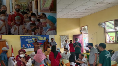 Kecamatan Lengkiti Kabupaten OKU, Gelar Vaksin Untuk Anak Sekolah dan Masyarakat Umum