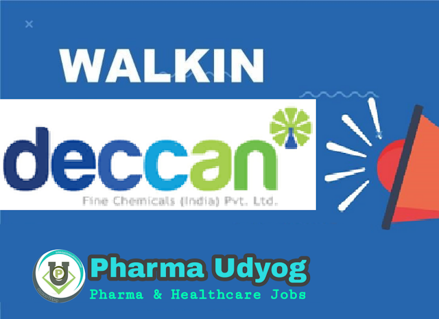 Deccan Fine Chemicals | Walk-in for Freshers and Expd on 7th and 14th Nov 2021