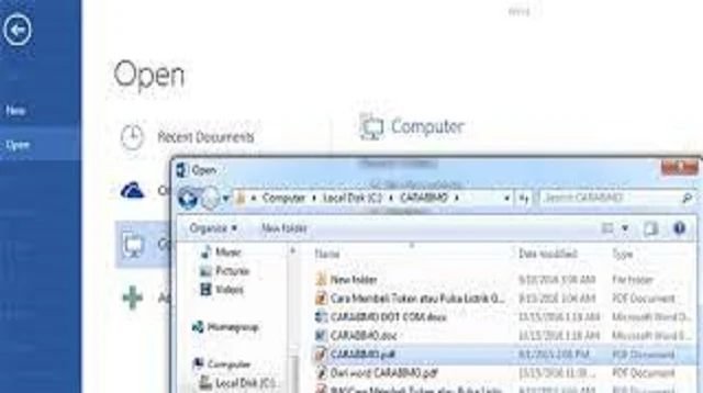 Cara Memasukkan File PDF ke Word