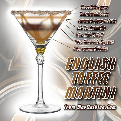 English Toffee Martini with Ingredients & Instructions