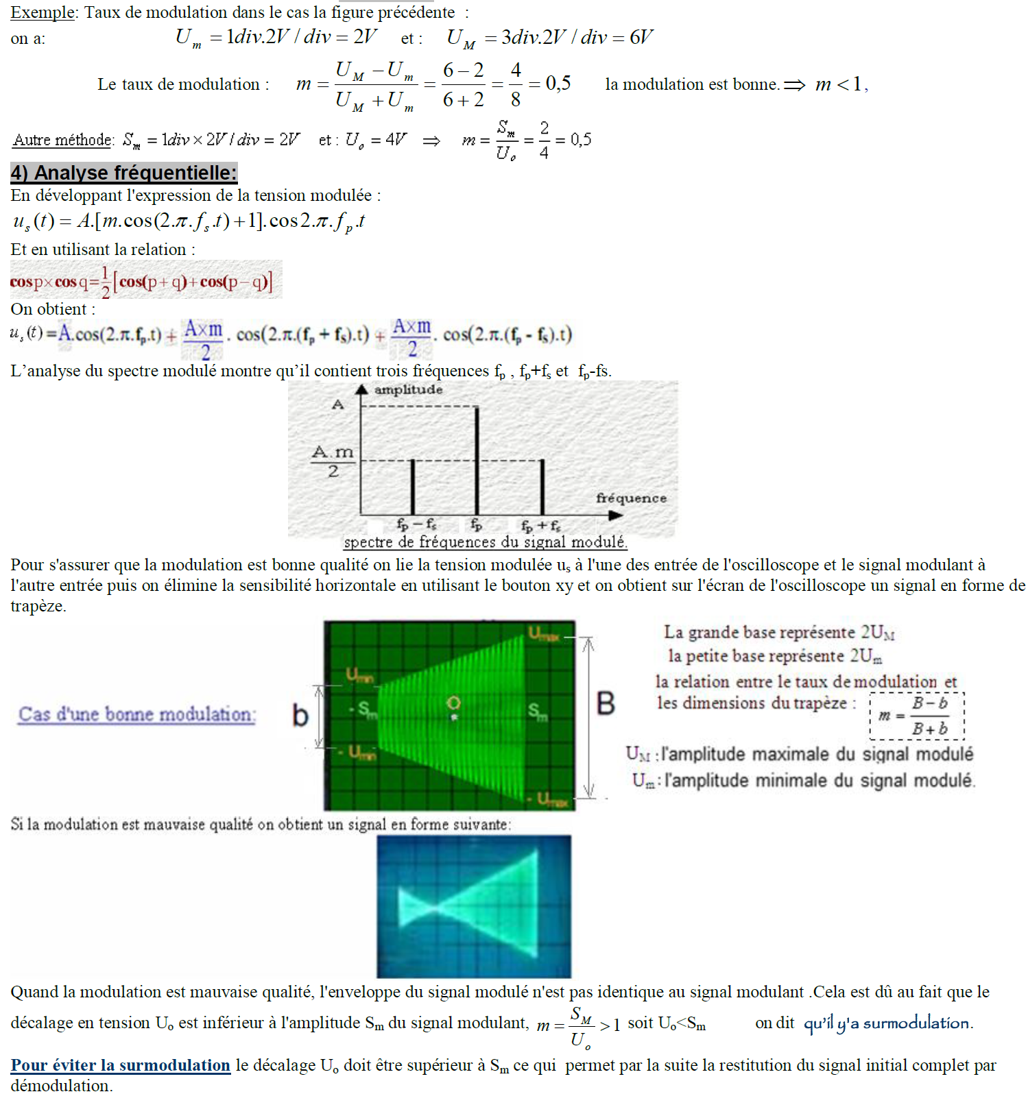 exercices modulation