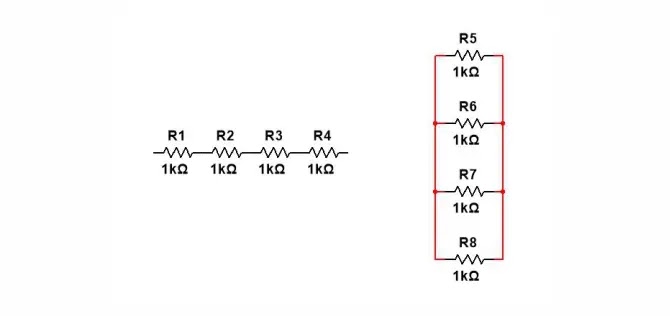 Pembuktian Rumus Rangkaian Seri dan Paralel Komponen Resistor Menggunakan Simulasi Multisim