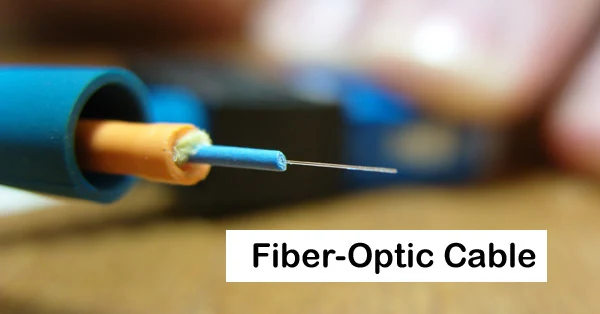 फाइबर-ऑप्टिक केबल (Fiber-Optic Cable)