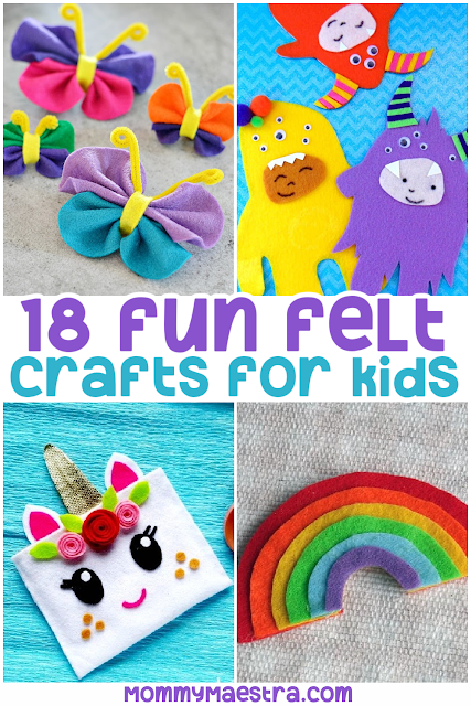 7 Simple and Colorful Yarn Crafts for Kids - Felt and Yarn