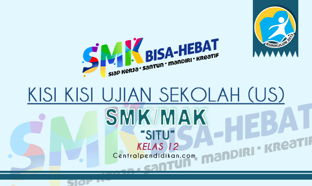 Kisi Kisi Ujian Sekolah (US) SITU SMK Kurikulum 2013, Terbaru