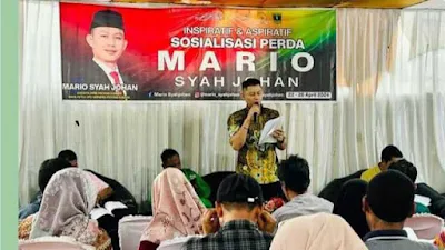 Anggota DPRD Sumbar Mario Syah Johan Gelar Sosper No. 8 Tahun 2019 tentang Kesejahteraan Sosial di Muaro Labuh Solsel