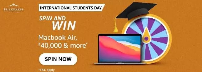 International Students Day Spin and Win