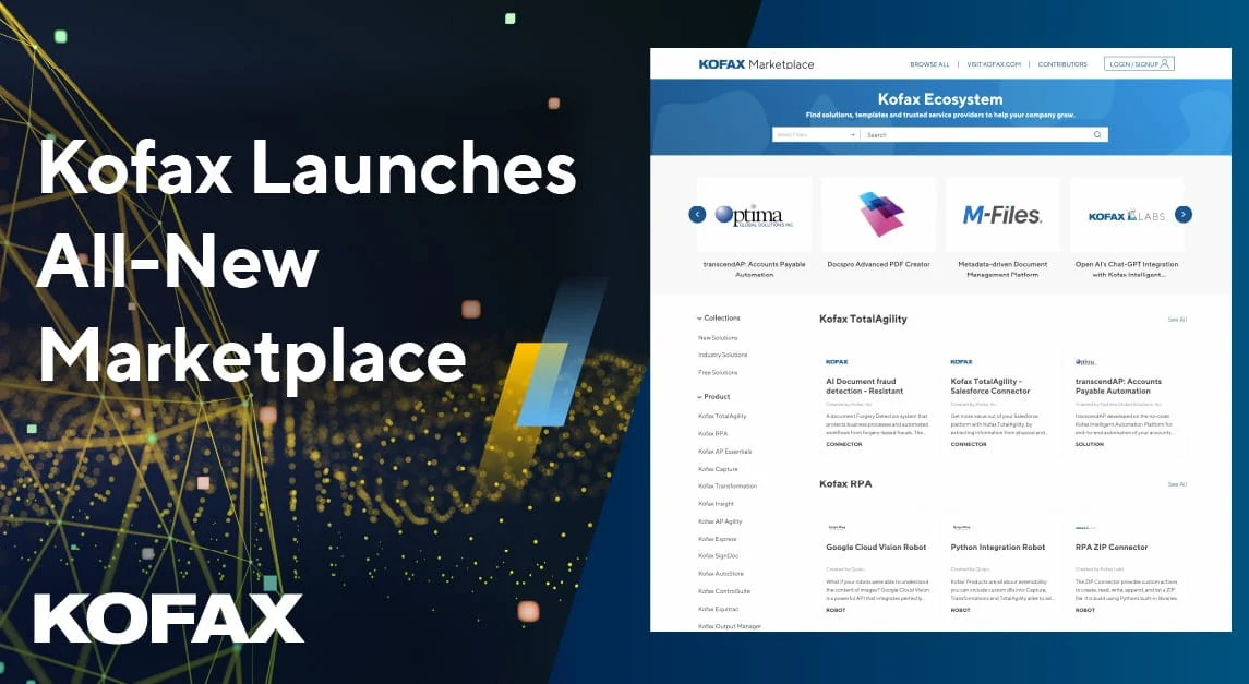 Kofax Marketplace Diluncurkan Kembali, Percepat Ekosistem Mitra