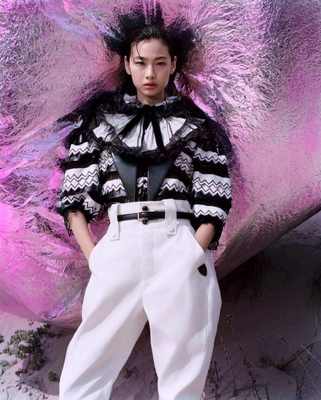 Hoyeon Jung in Vogue US February/ Vogue Japan March 2022 by Harley Weir