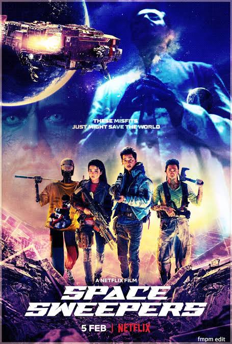 Space Sweepers (2021) NETFLIX Movie Download {Hindi-English} {Web-DL} 480p [450MB] || 720p [1.2GB] ||1080p [3GB] by hdmovieshubin.club