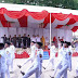 Upacara Penaikan Bendera Merah Putih di Pemkab Labusel Berlangsung Khidmat.