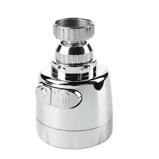 360° Rotatable Swivel Faucet Spray Head Adapter Water Saving Faucet Aerator Double Mode Spray Splash-Proof Faucet Bathroom Kitchen Sink hown - store