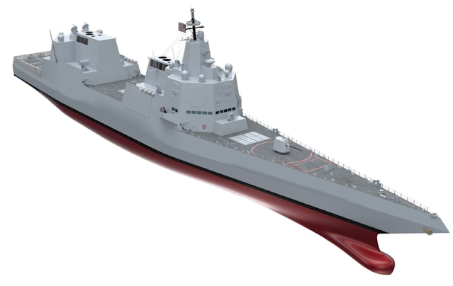 New US Destroyer Design Looks A Lot Like China's Type 055 class Cruiser
