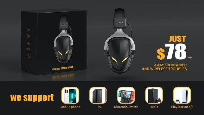 CIYCE™,World's first 3 connect modes wireless gaming headset by CIYCE — Kickstarter
